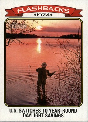 2023 Topps Heritage News Flashbacks #NF3 Daylight Savings Time - BB