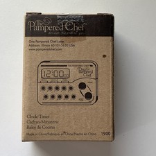 Pampered Chef Digital Clock Timer  # 1900 Retired. New Old Stock