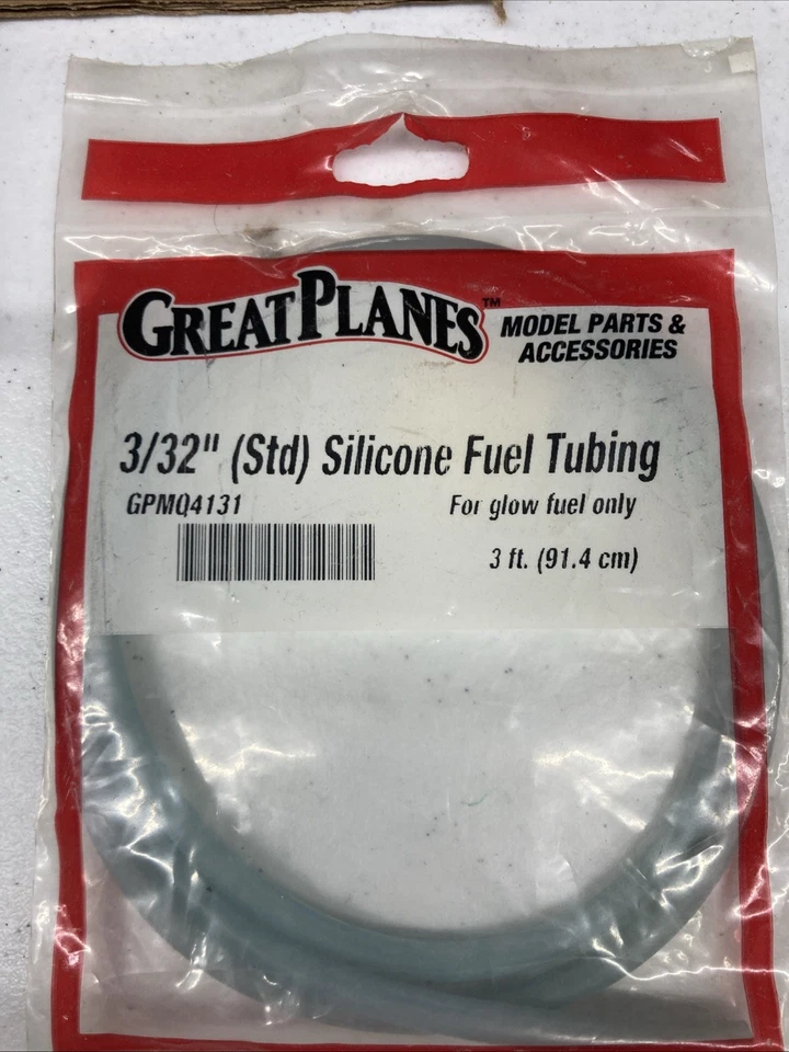 Great Planes 3/32 3ft Silicone Fuel Tubing. LotOf Two. - Image 3 of 4