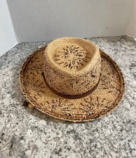 Scala Two Tone Straw Hat - LG/XLG