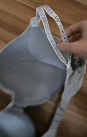 NWT Victoria's Secret bombshell add 2 cups T-Shirt padded bra gray 36D push up