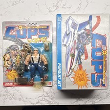 COPS 'N CROOKS LOT Louie the Plumber Pursuit Jet Playset 1988 SEALED UNBROKEN
