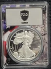 2025-W Proof $1 American Silver Eagle PCGS PR70DCAM FS Flag Label