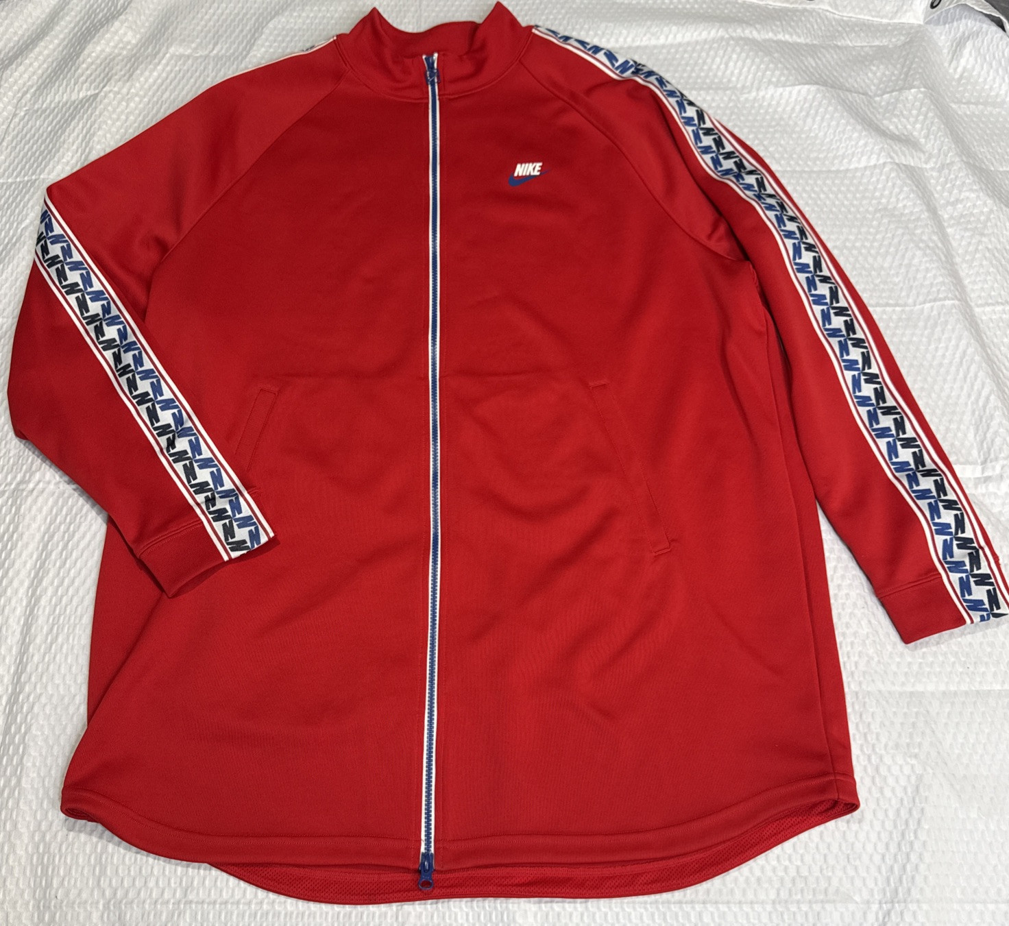 SACAI X NIKE Nike Sportswear Uomo XXL Giacca Poly Track Anni 2000 Università Rosso AJ2681 657