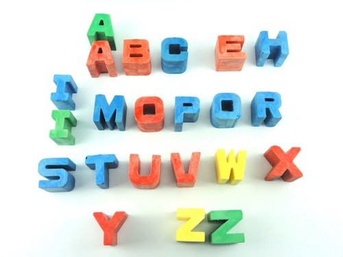 Mattel Tuff Stuff ABC Blocks Vintage 