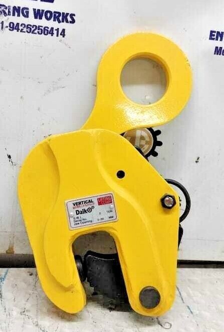 DAIKO LIFTING CEAMP VERTICAL Apertura de mandíbula: - 0-30 mm S.W.L. :- 2 toneladas