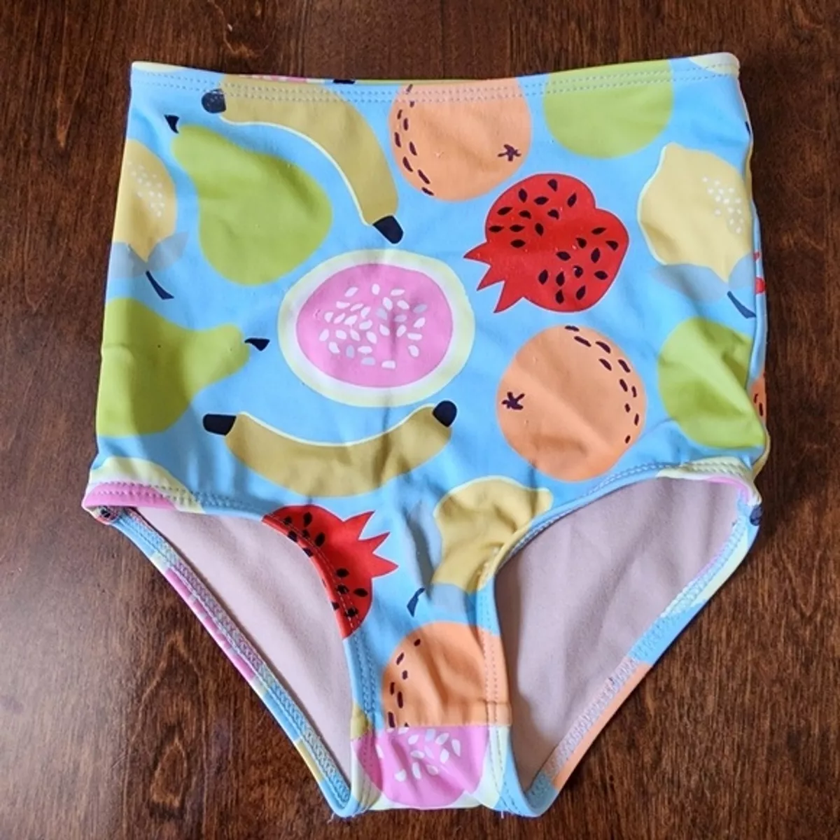 Kortni Jeane Fruit Salad High Waist Swim Bottoms Size 4/5