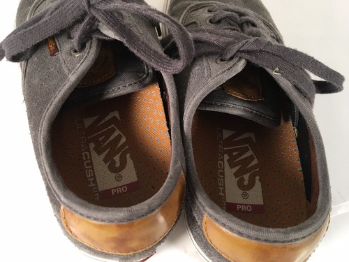 Mens VANS PRO Chima Ferguson Ultracush Skate Shoe Size 7 Gray Suede - Picture 5 of 7