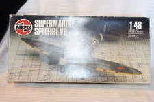 1/48 Scale Airfix, Spitfire VB Airplane Model Kit, #904100 open box