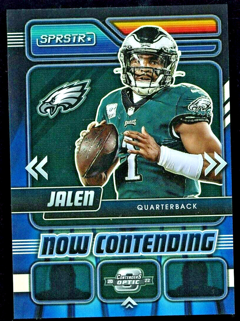 2022 Contenders Optic - Jalen Hurts #NC-29 - Now Contending SP - Holo Prizm