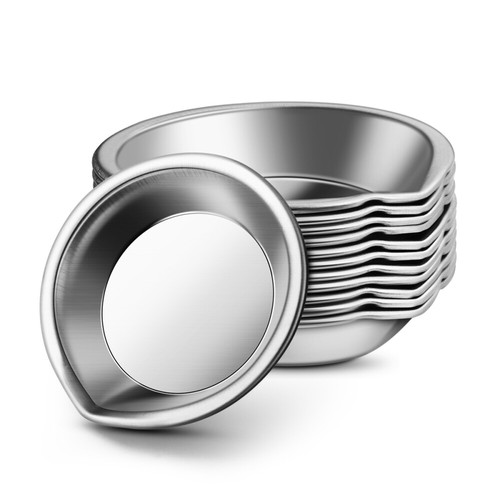 12Pcs Stainless Steel Color Palette for Home Store and Art Classes