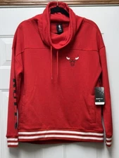 UNK Ice Brand  NBA Chicago Bulls NWT Pullover Cowl Neck & Drawstring Women’s