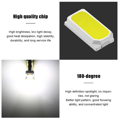 10Stk T10 W 5W CANBUS SMD LED Auto Innenraumbeleuchtung Standlicht Birnen Weiß - Bild 15 von 24