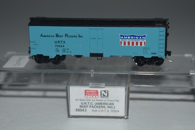 N Scale MTL 59540 American Beef Packers 40' Single Door Reefer 75524 C48918