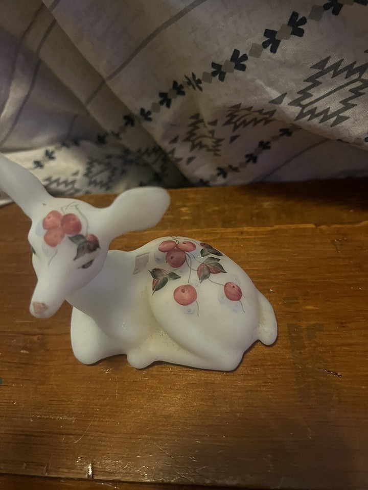 fenton glass deer figurines eBay
