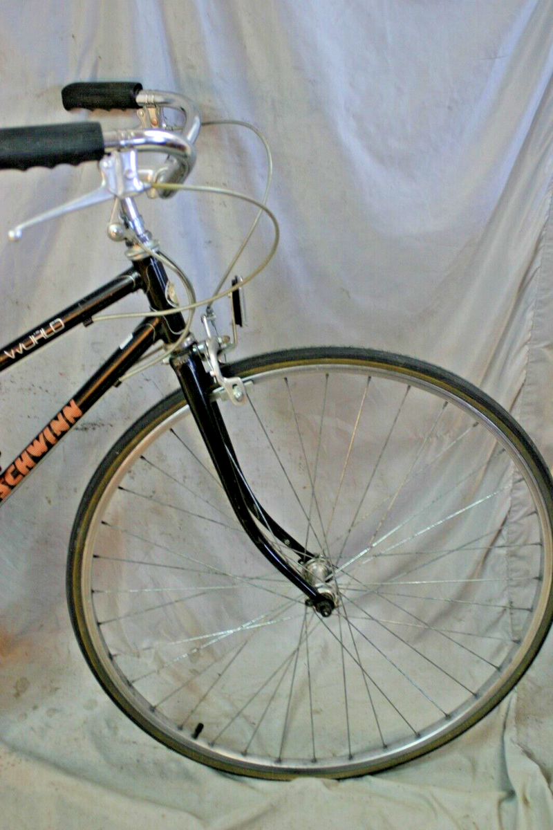 1985 Schwinn World Vintage Cruiser Bike X-Small 49cm Black Lugged