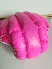 ADULT BABY SISSY WATTIERTE DICKE WINDELHOSE GUMMIHOSE LACK PVC  SPREIZHOSE XL