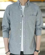 NWOT Men's Button Down Long Sleeve Shirt Casual Fit Formal Tops - SHIRTS US