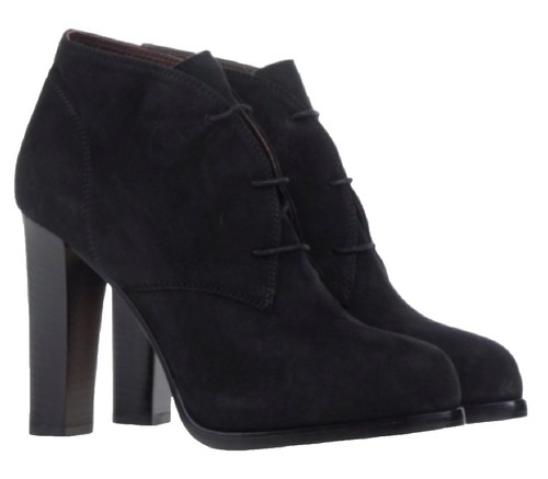 Bottines Bruno Ricci Pour Diane B. Milano - Noir Poney Daim - Boucle - Pointure 39 - Talon Haut