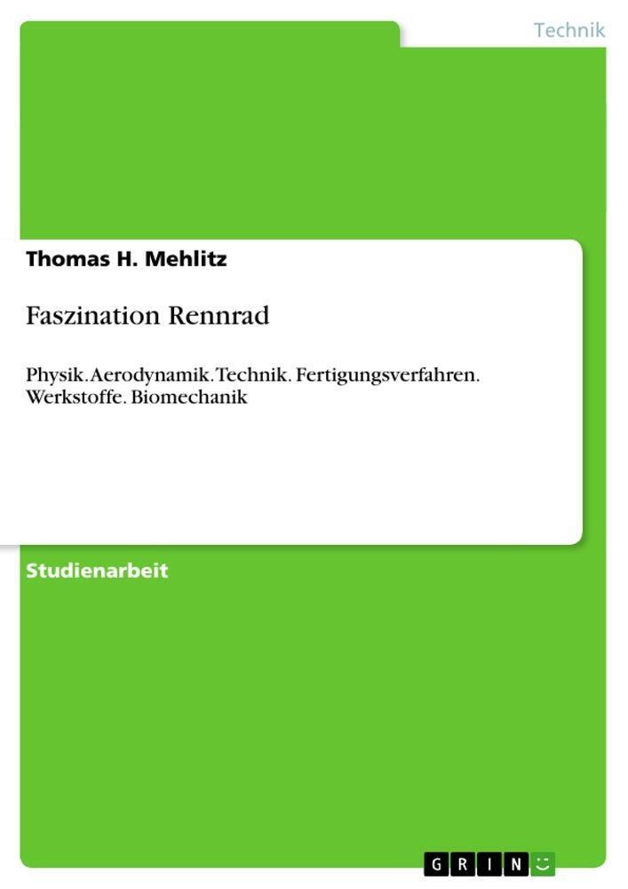 Thumbnail - Faszination Rennrad Thomas H. Mehlitz Taschenbuch Paperback 132 S.