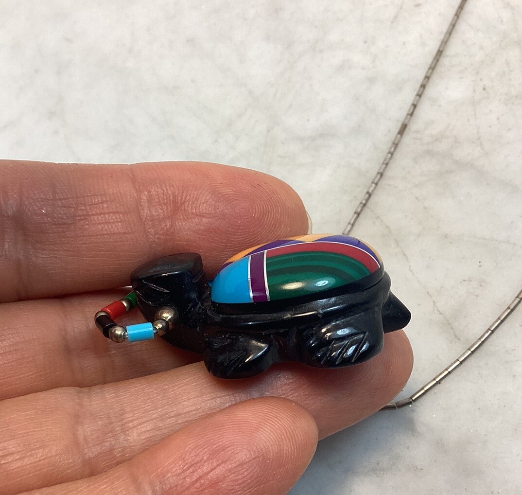 VTG Southwest Liquid Sterling Silver Multi Stone … - image 10