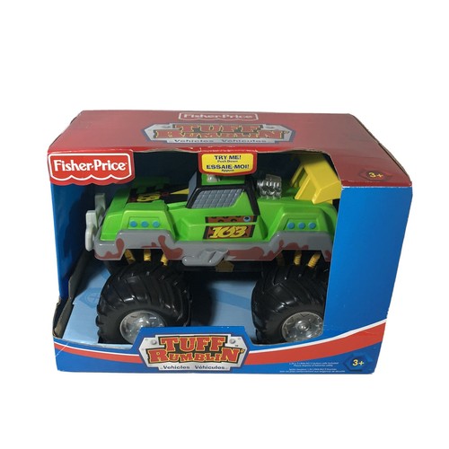 Fisher Price FP 2009 Tuff Rumblin Truck Fahrzeug Rarität neue Lichter und Sounds - Bild 1 von 10