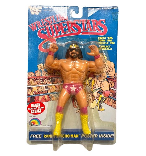 WWF LJN Wrestling Superstars MACHO MAN RANDY SAVAG...