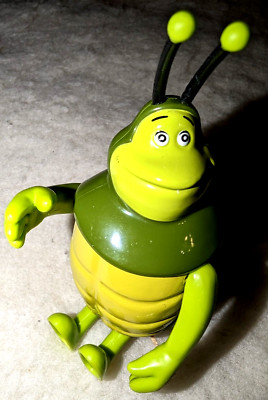 STUDIO 100 ANIMATION 2012 IMO TOYS grüne Grille ''KURT'' seltenes Sammlerspielzeug