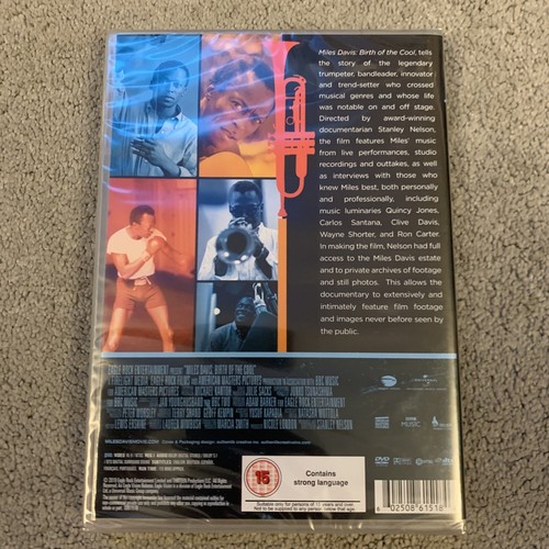 Birth Of The Cool (DVD) Miles Davis New Sealed - Picture 2 of 2