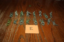 Lot of 16 Timmee First and Second Series Army Soldiers Tank E - Marx, MPC