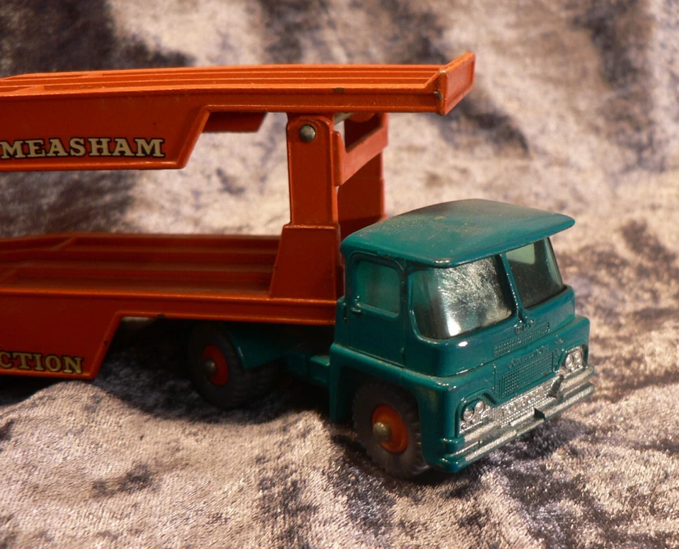 AUTOTRANSPORTER, MATCHBOX MAJOR - PACK / KING SIZE, GUY WARRIOR, orange-grün - Bild 4 von 4