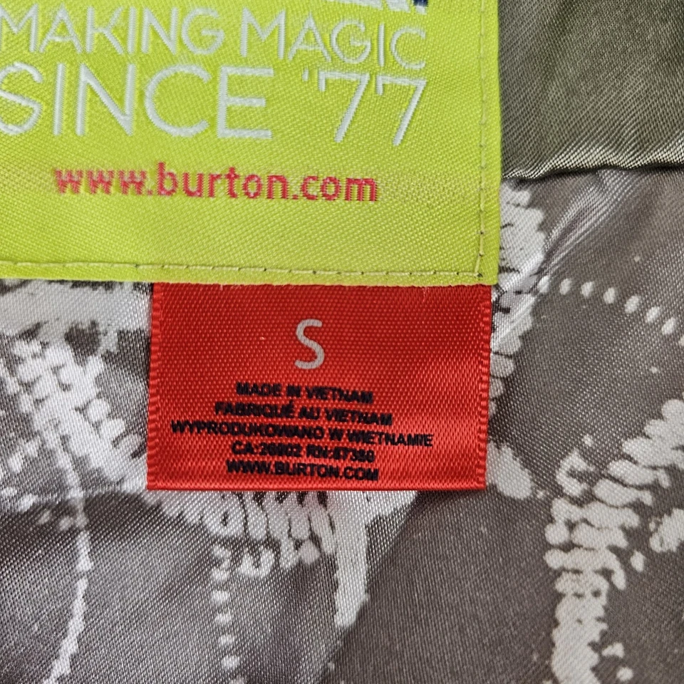 Abrigo de snowboard Burton DryRide para mujer chaqueta de invierno talla pequeña rosa coral Foto 4 de 4