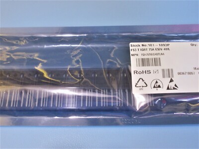 FGH75T65SHDTLN4 IGBT Transistors FS3 T TO247 75A 65 ON Semiconductor THT