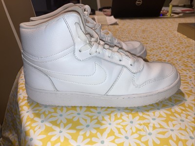 Nike White Ebernon Mid Sneakers AQ1778-100 Size Women's 11 White/White |  eBay