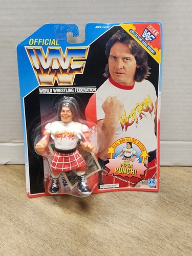 WWF WWE Hasbro Rowdy Roddy Piper Series 2 Blue Car...