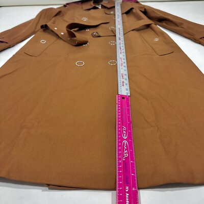Burberry Wharfbridge Chestnut Brown Pink Gabardine Trench