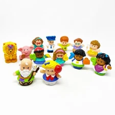 Fisher Price Little People Lot Of Figures Men Women Animals School Kid VTG 2 New