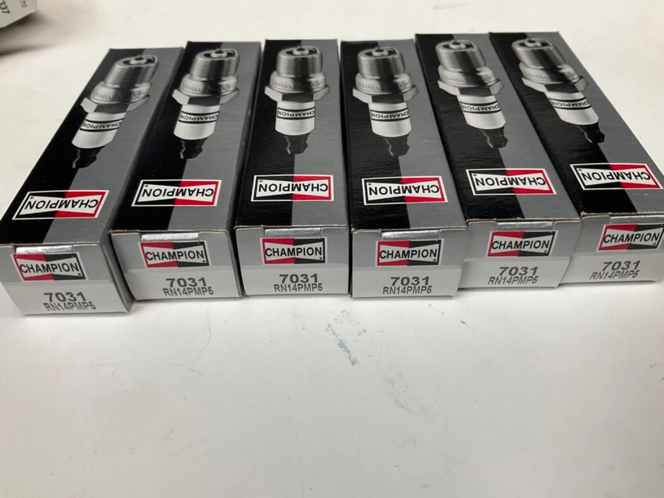 CHAMPION RN14PMP5 SPARK PLUG DOUBLE PLATINUM POWER 6-PACK 7031 - Image 3 of 4