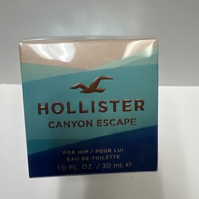 Hollister Canyon Escape Man Eau de Toilette 1oz EDT Spray New Vintage