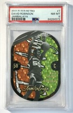 2011 Fleer Retro Jambalaya David Robinson PSA 8 ExtremelyRare Pop 1. The Admiral