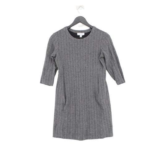 The White Label Women's Midi Dress UK 8 Grey Cotton with Polyester A-Line