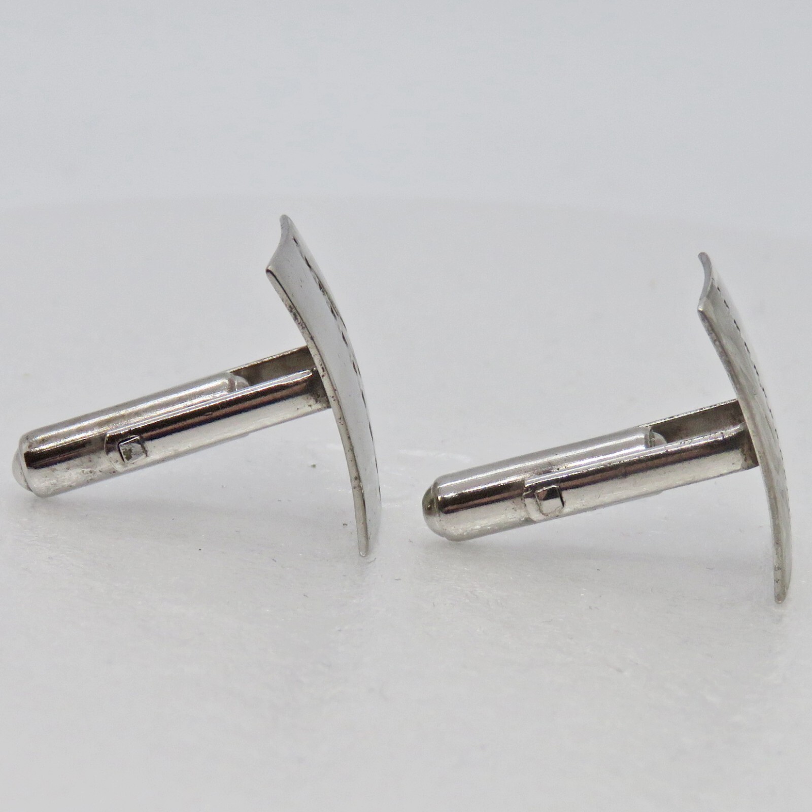 Rectangular Sterling Silver Cuff Links - image 8