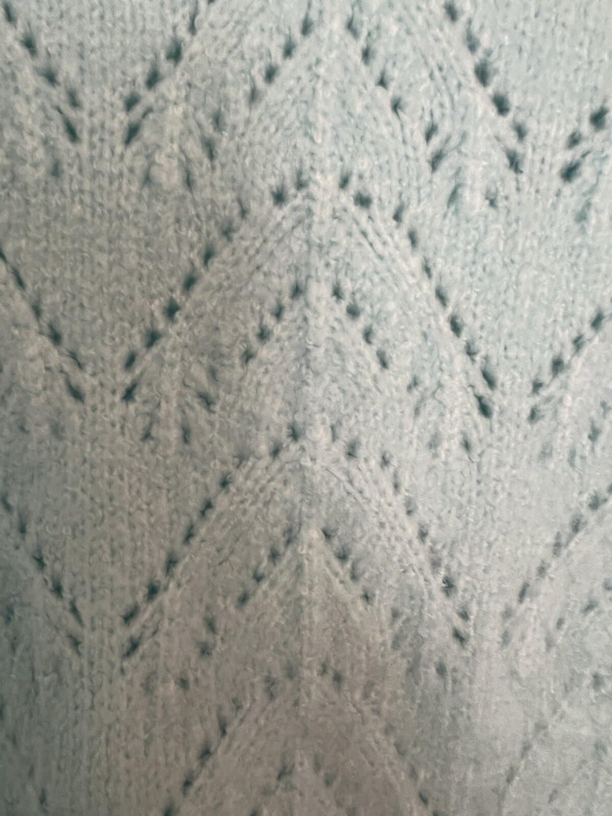 Talbots Pale Aqua Pullover Arrowhead Patterned Sw… - image 3