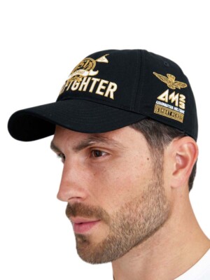 Cappello Visiera Aeronautica Militare HA1063 Pilota 51 Stormo Nero