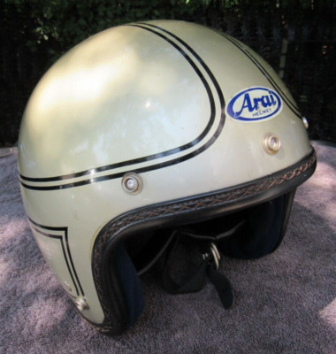 ARAI ヘルメット ビンテージ 1979 Arai S-75 Vintage Challenger S Open Face Helmet Adult Small 6