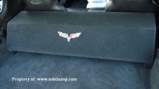 2005-2013 C6 Corvette Dual 12 Downfire Subwoofer Enclosure By Subthump 2005-2013 C6 Corvette Dual 12 Downfire Subwoofer Enclosure By Subthump