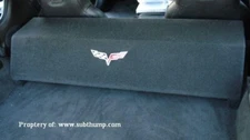 2005-2013 C6 Corvette Dual 10 Downfire Subwoofer Enclosure by Subthump