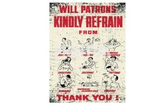 1970's SWIMMING POOL RULES SIGN HOT TUB SPA RULES SIGN  RETRO OLD LOOK A5 A4 A6