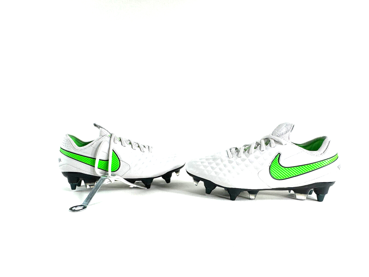 nike tiempo white and green