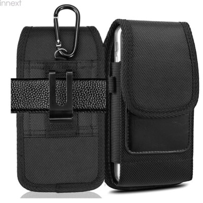 For iPhone  XS11 12 13 14 15 Pro Max Pouch Holster Belt Smart Phone Case Cover
